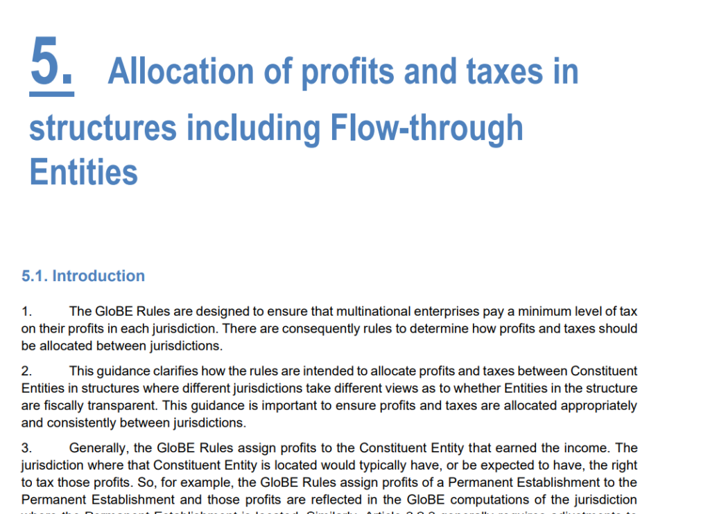 flow-through entities
